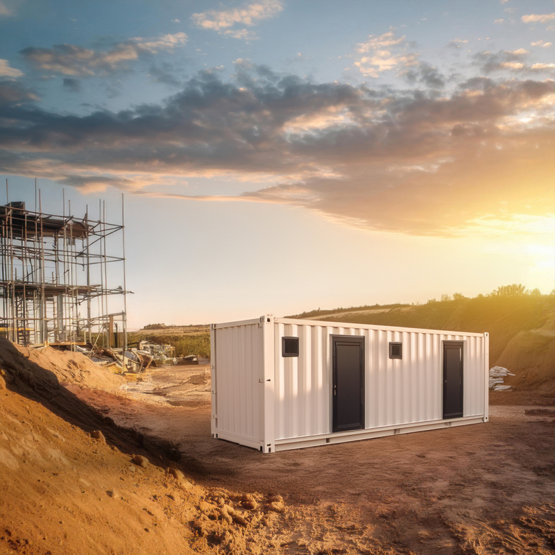 OCTOPI 1.0 on a construction site at dawn