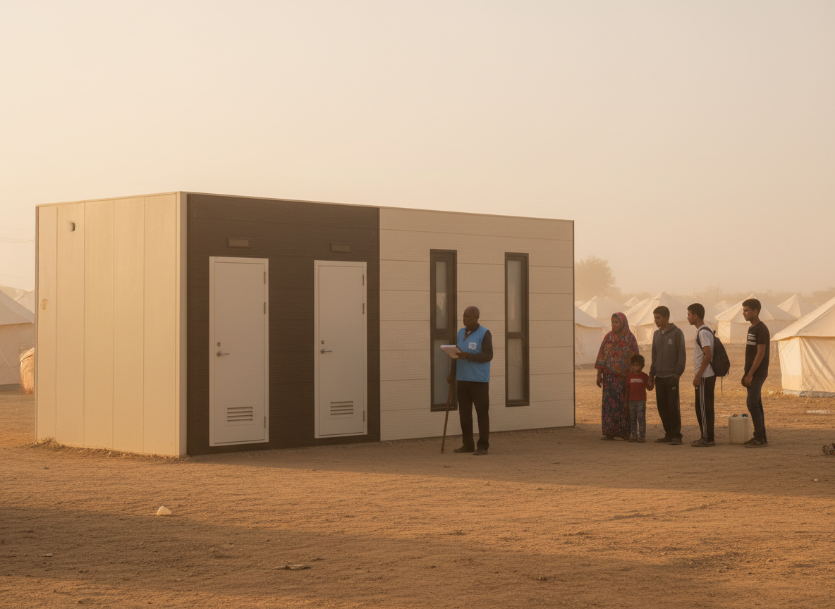 OCTOPI 1.0 deployed in a humanitarian crisis settlement