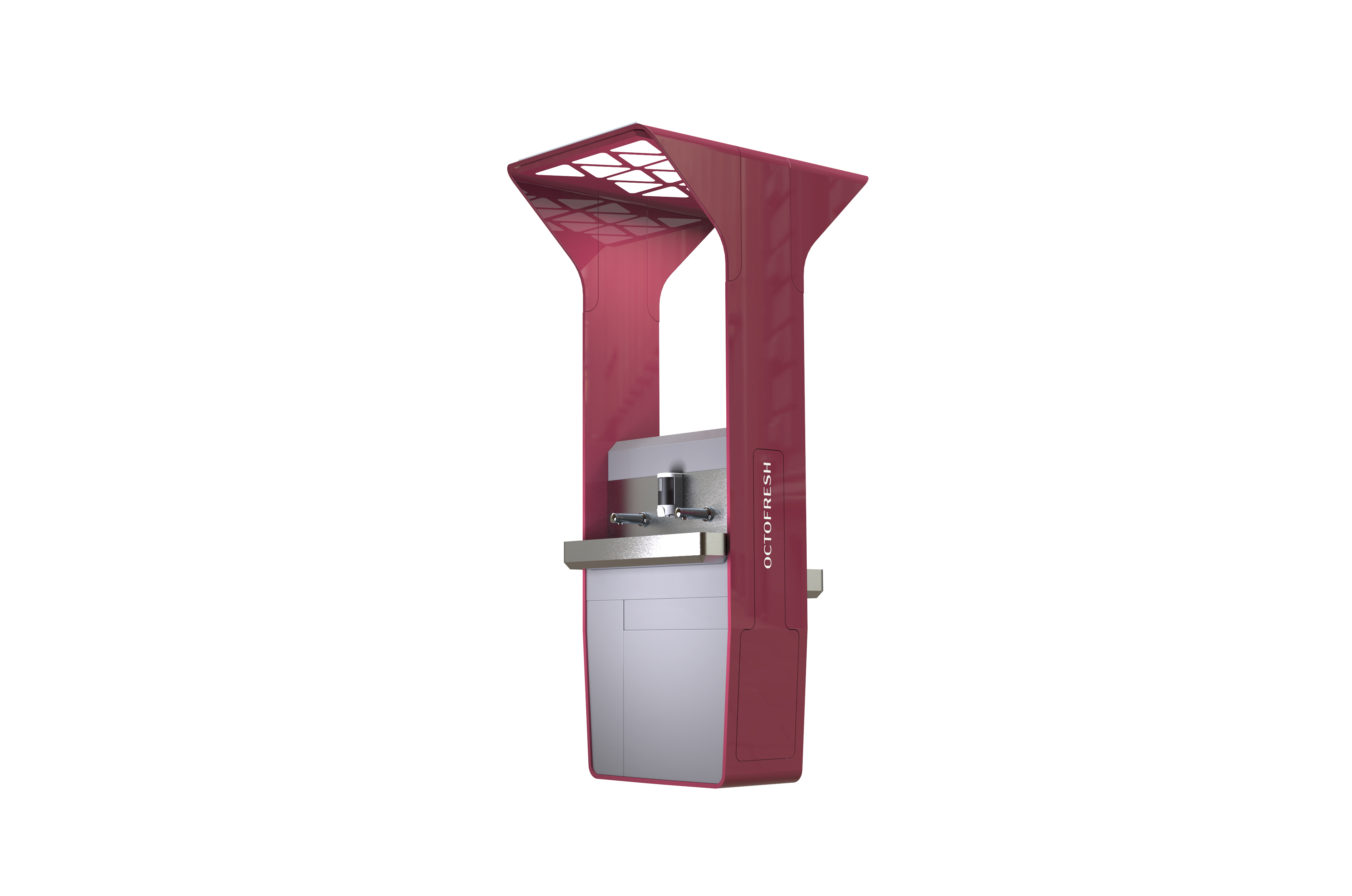 OCTOFRESH solar-powered handwashing station