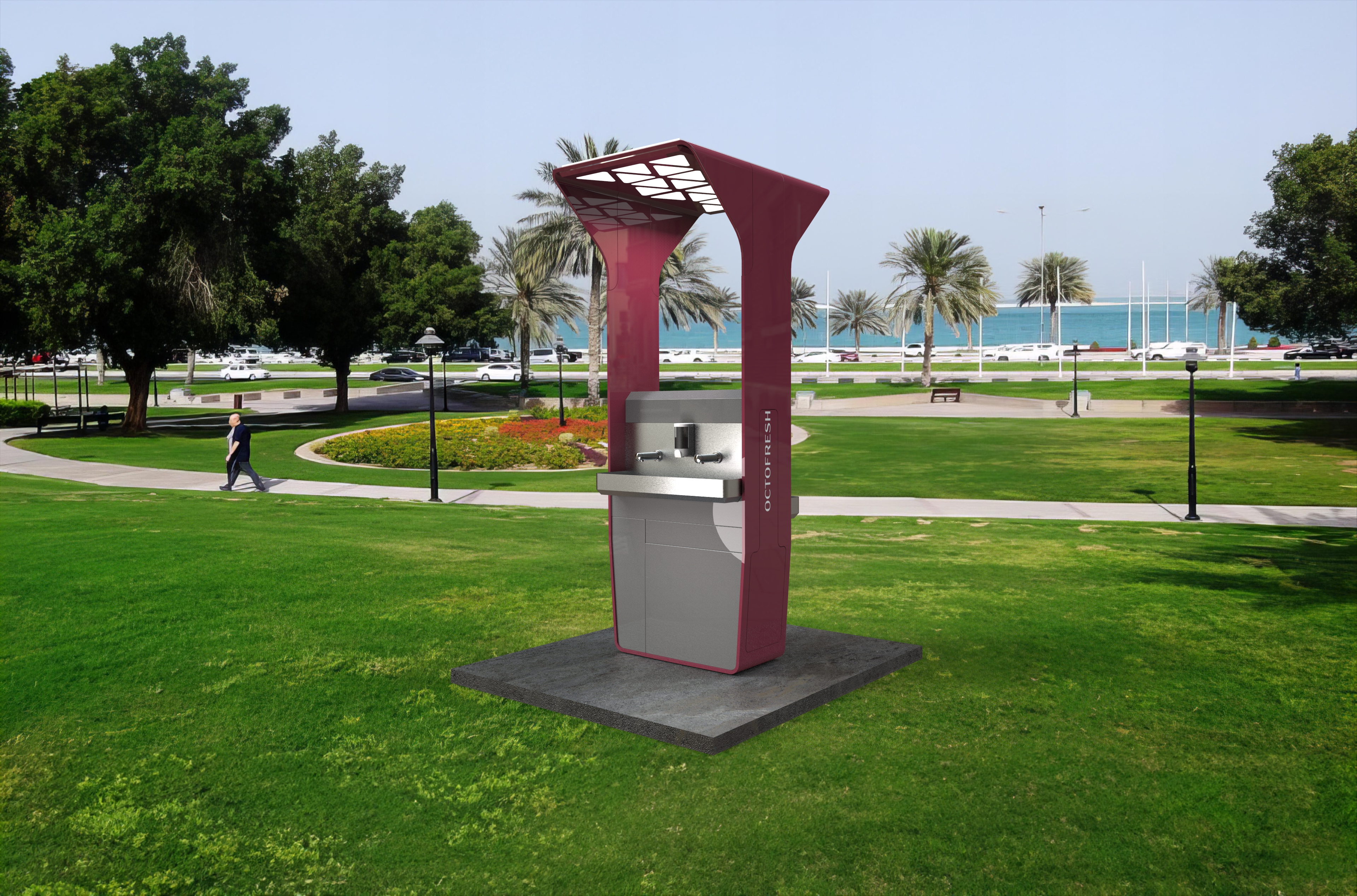 OCTOFRESH installed in a waterfront park